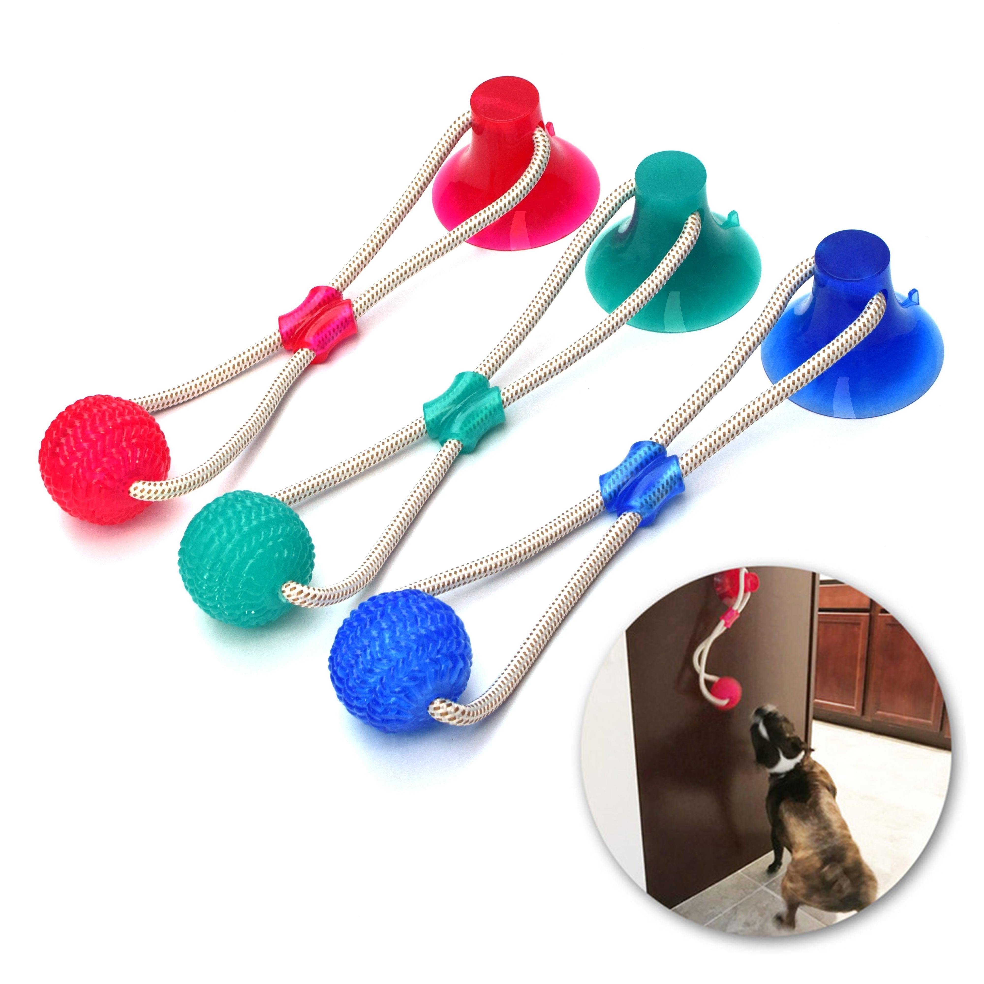 Dog Toy Suction Cup Tug-o-war Pet Bite-resistant Toy (color